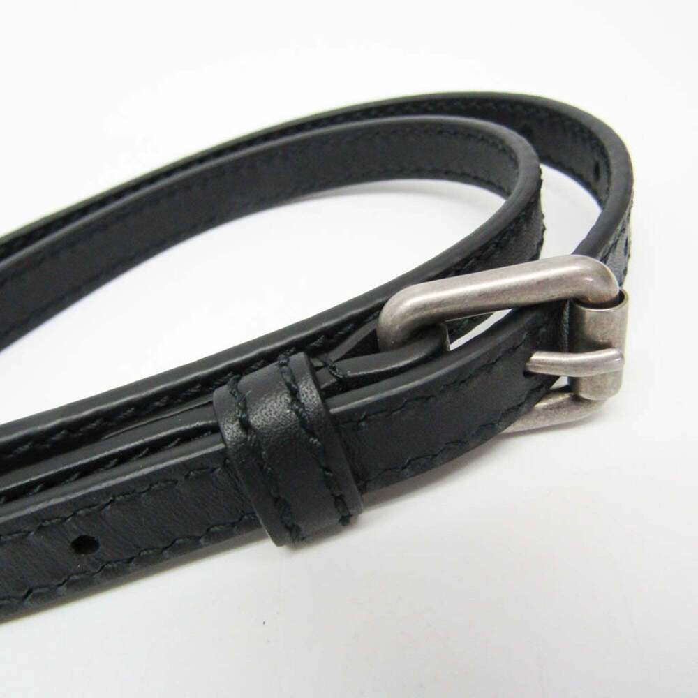 GUCCI Authentic Black Leather Shoulder Bag - Picture 6 of 12